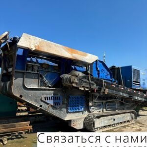 Mobile crushing station with mobility， produced in 2022 70% new