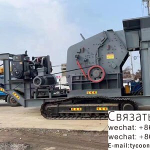 Mobile crushing station with mobility， produced in 2024 100% new