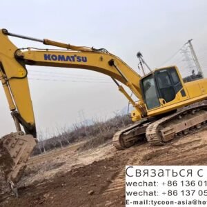excavator made by KOMAT`SU produced in 2018 80% new